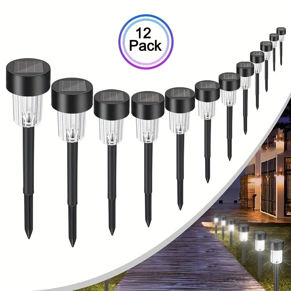 Güneş Enerjili LED Bahçe Lambası Set