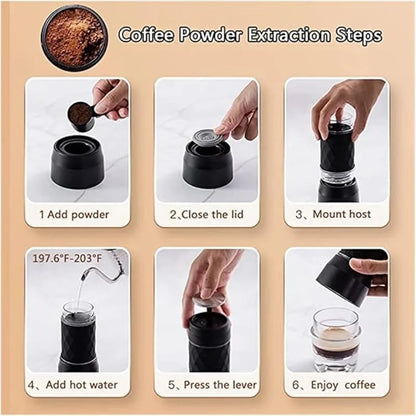 Taşınabilir Manuel Espresso Makinesi
