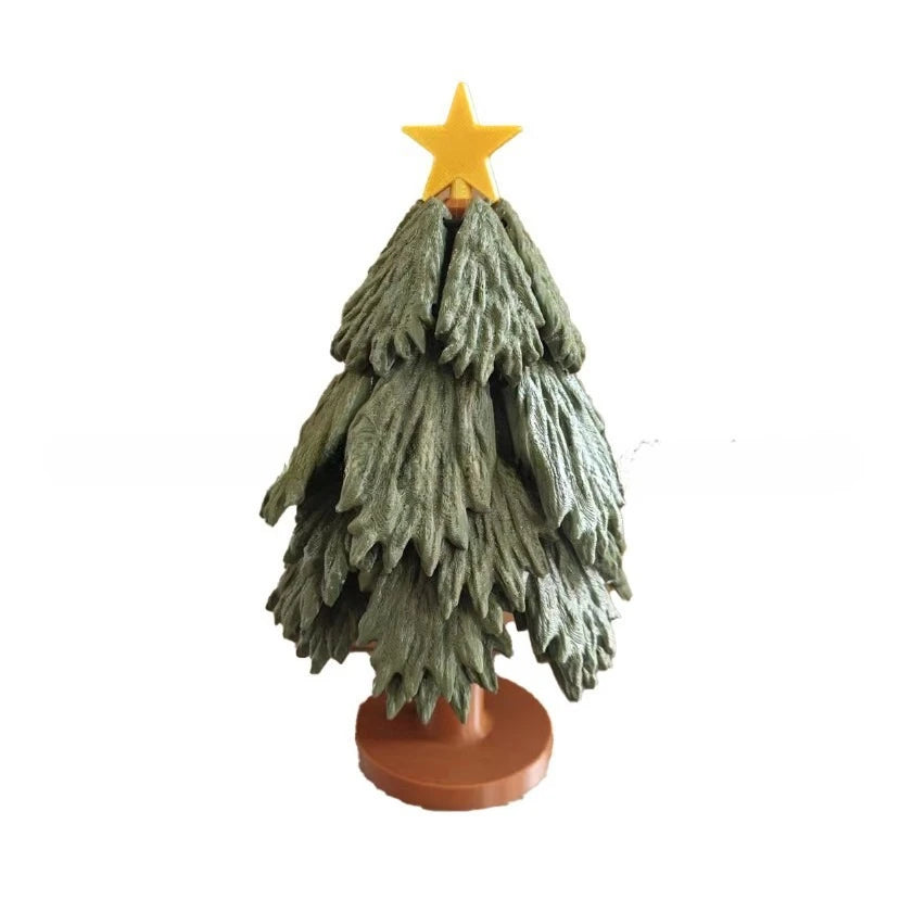 Baskılı Noel Ağacı Bardak Altlığı Seti