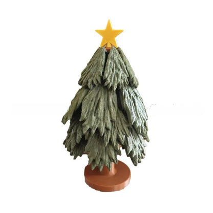Baskılı Noel Ağacı Bardak Altlığı Seti