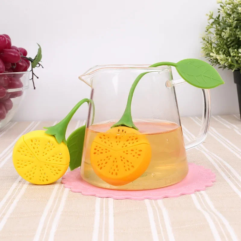 Silikon Çay Süzgeci – Bitki Çayları & Baharatlar İçin Pratik Filtre Çay Kaşığı