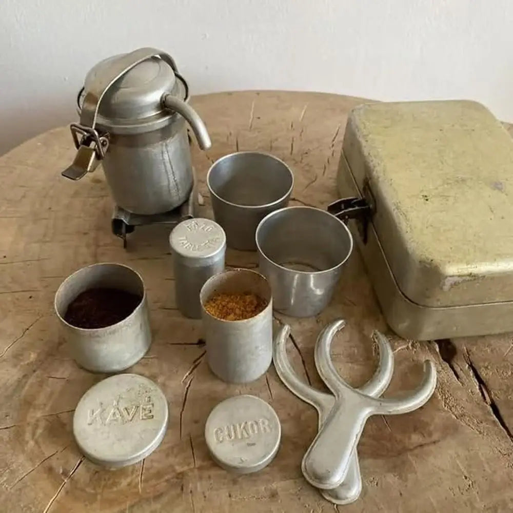 Extra RARE Koleksiyonluk Kamp Kahve Seti