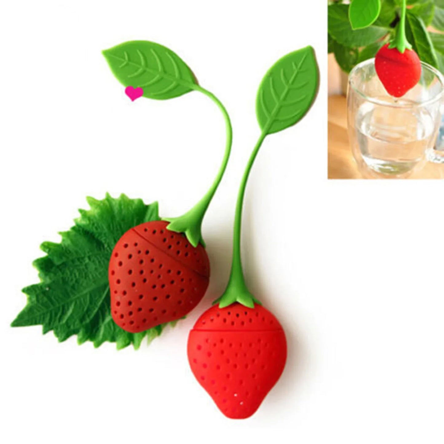 Silikon Çay Süzgeci – Bitki Çayları & Baharatlar İçin Pratik Filtre Çay Kaşığı