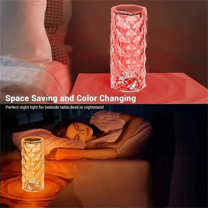 Kristal LED Masa Lambası