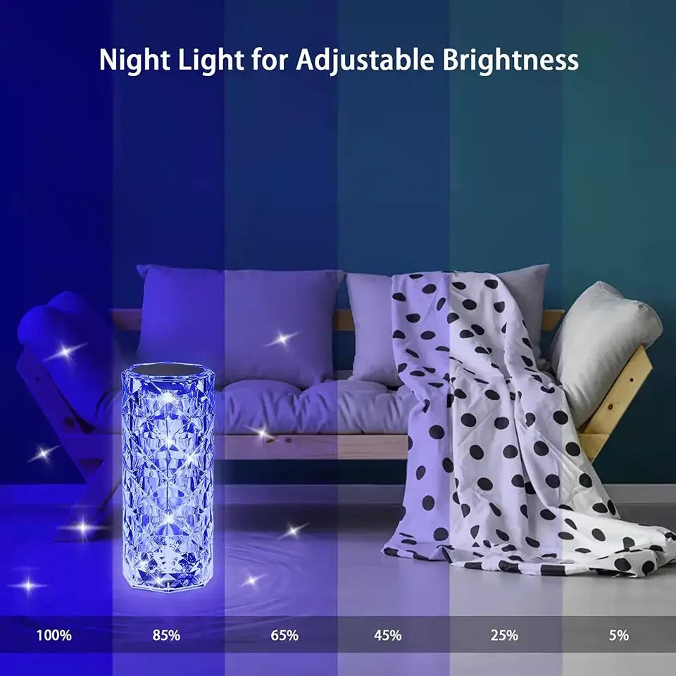 Kristal LED Masa Lambası