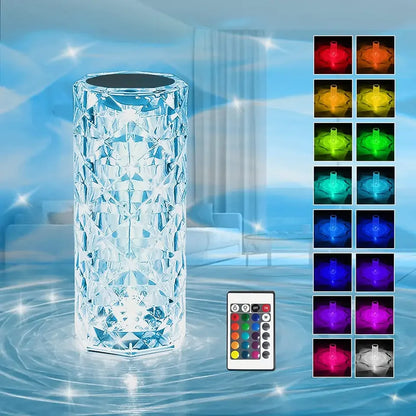 Kristal LED Masa Lambası