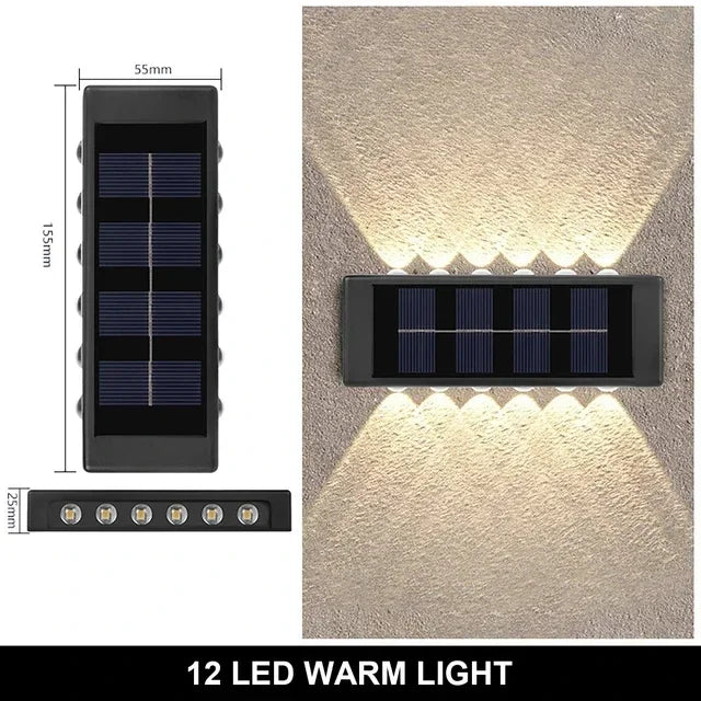 Solar Dış Mekan Duvar Lambası